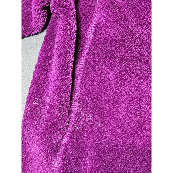 Patagonia Sweater Womens Medium Purple Soft Fleece Snap T Pocket Logo - Picture 13 of 15